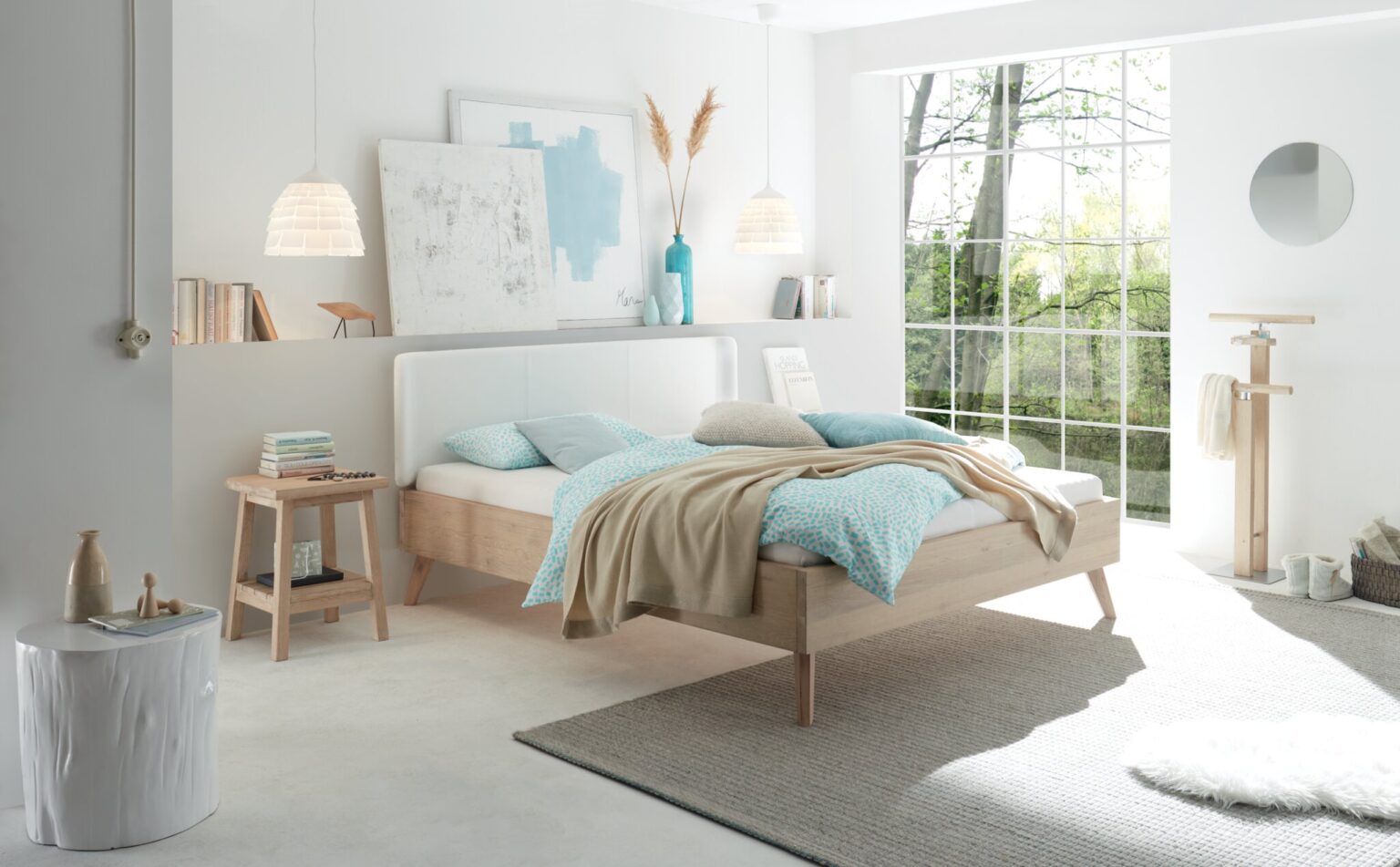 Hasena-Cadro23-Leno-feet-Obag-headboard-slaapkamer Hasena-Cadro23-Leno-feet-Obag-headboard-slaapkamer